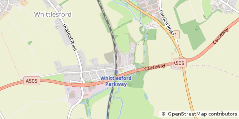 Map of Cambridge, Cambridgeshire