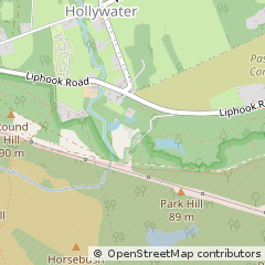 Map of Liphook, Hampshire