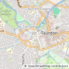 Map of Taunton, Somerset