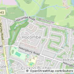 Map of Eastleigh, Hants