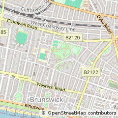 Map of Hove, East Sussex
