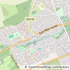 Map of Broxburn, West Lothian