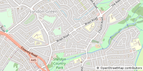 Map of Birmingham