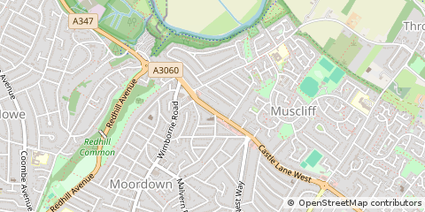 Map of Bournemouth