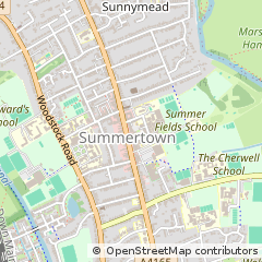 Map of Oxford, Berkshire