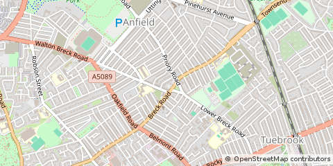 Map of Liverpool