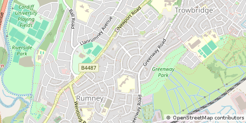 Map of Cardiff