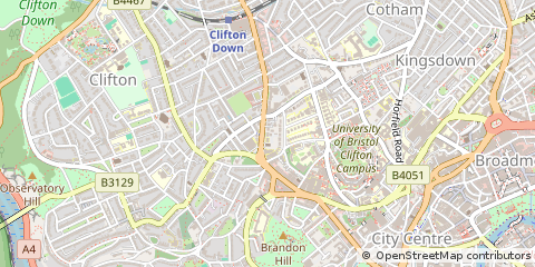 Map of Bristol