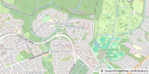 Map of Southampton, Hampshire