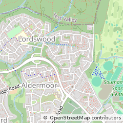 Map of Southampton, Hampshire