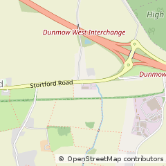 Map of Dunmow, Essex
