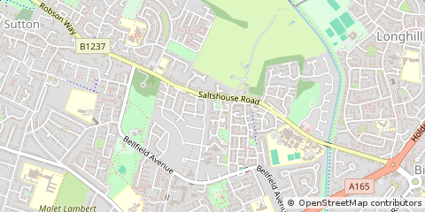 Map of Hull, East Yorkshire