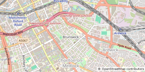 Map of Manchester