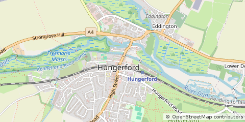 Map of Hungerford