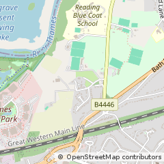 Map of Reading, Berkshire