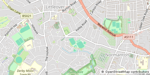 Map of Derby