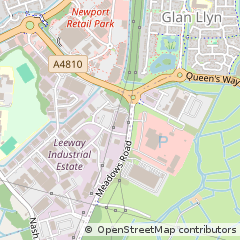 Map of Newport, Gwent