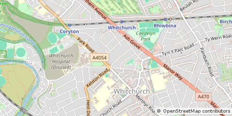Map of Cardiff