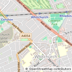 Map of Cardiff