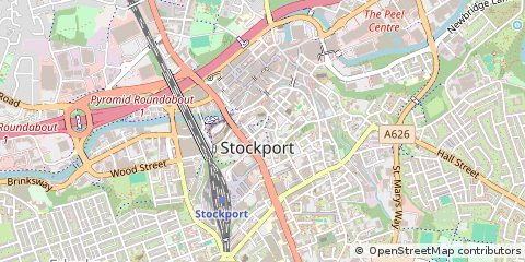 Map of Stockport