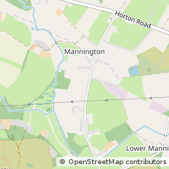Map of Wimborne, Dorset
