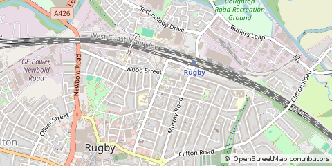 Map of Rugby