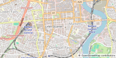 Map of Belfast