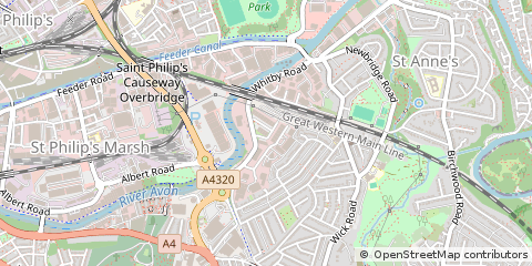 Map of ST Philips, Bristol