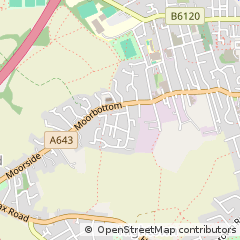 Map of Cleckheaton, West Yorkshire
