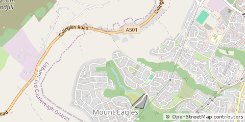 Map of 37A Dunmurry Lane, Belfast