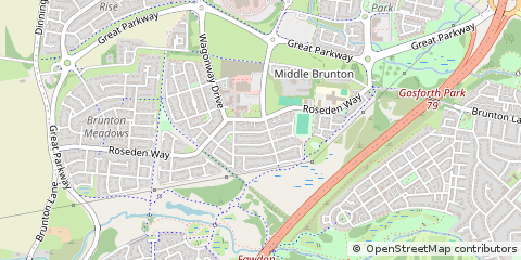 Map of Newcastle Upon Tyne