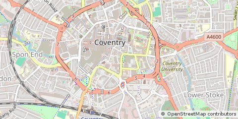 Map of Coventry