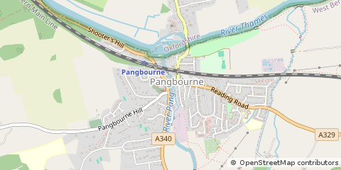 Map of Reading, Berkshire