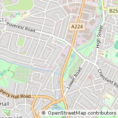 Map of Orpington, Kent