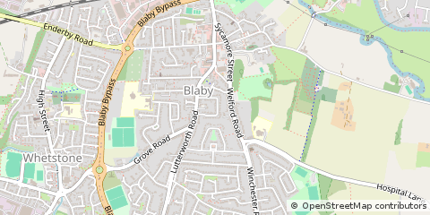 Map of Leicester