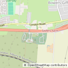 Map of Basildon