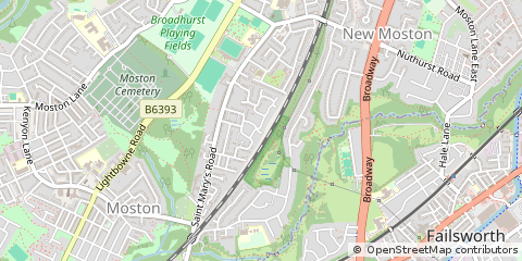 Map of Manchester