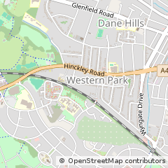 Map of Leicester