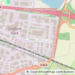 Map of Telford, Shropshire
