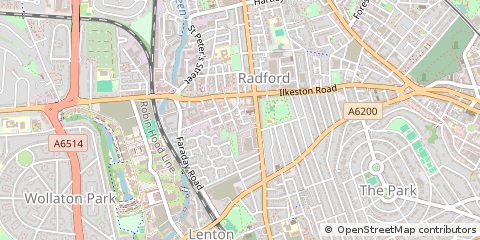 Map of Nottingham
