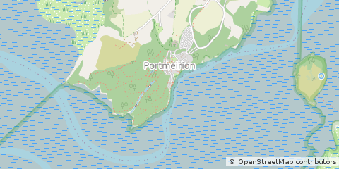 Map of Penrhyndeudraeth, Gwynedd