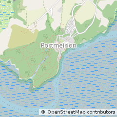 Map of Penrhyndeudraeth, Gwynedd