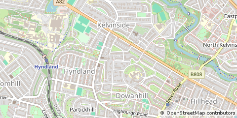 Map of Glasgow