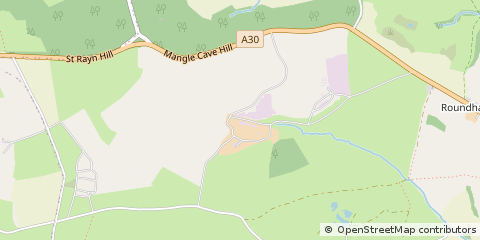 Map of Crewkerne, Somerset