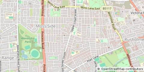 Map of Manchester