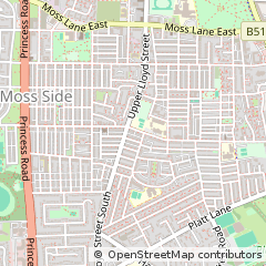 Map of Manchester