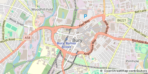 Map of Bury