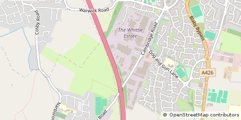 Map of Whetstone, Leicestershire
