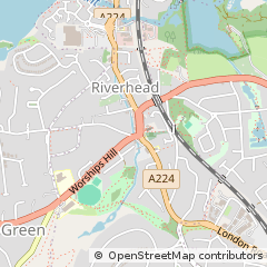 Map of Sevenoaks