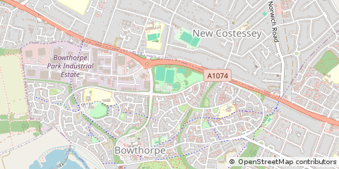 Map of Norwich, Norfolk
